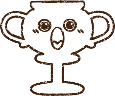 Bir insan tarafından çizilmiş Şarkı Söyleyen Kömür Madalyası