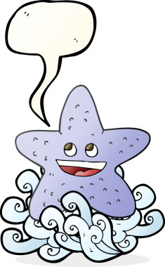 Bir insan tarafından çizilmiş serbest konuşma balonu karikatürü.