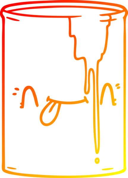 Bir insan tarafından çizilen toksik atığın sıcak çizgi çizimi