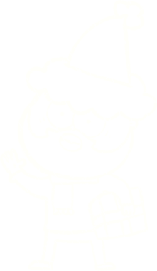 Bir insan tarafından çizilen Noel Adam Tebeşiri