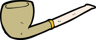 bir insan tarafından çizilmiş karikatür boru