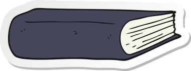 Bir insan tarafından çizilmiş bir çizgi roman çıkartması.