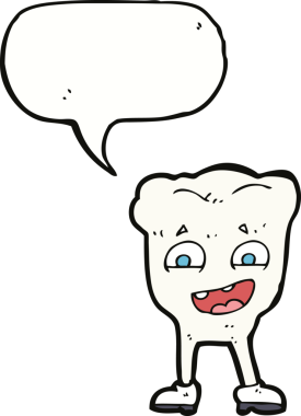 Bir insan tarafından çizilmiş, mutlu dişli çizgi film.