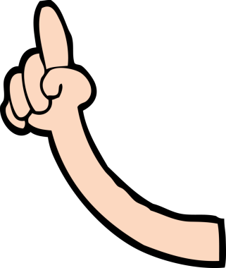 Bir insan tarafından çizilmiş bir çizgi film.