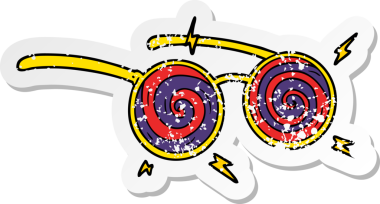 Bir insan tarafından çizilmiş bir karikatür X-ray 'inin sıkıntılı çıkartması.