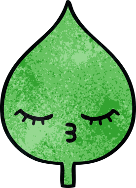 Bir insan tarafından çizilmiş dışavurumsal yaprağın grunge deseni.