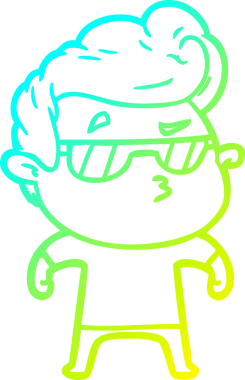 Bir insan tarafından çizilmiş karikatür karikatürü.