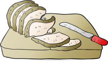 Bir insan tarafından çizilmiş karikatür çizimi.