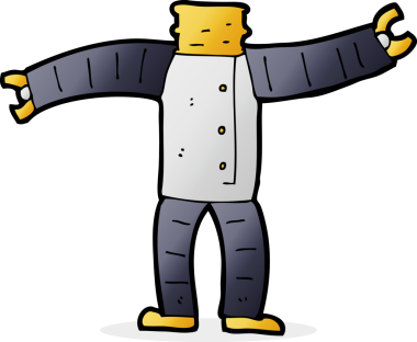 karikatür robot vücudu (bir insan tarafından çizilmiş ve eşleştirilmiş karikatürler)