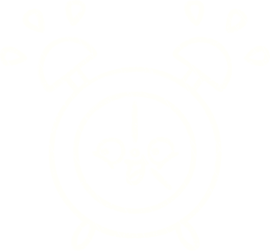 Bir insan tarafından çizilen Alarm Saati Tebeşiri