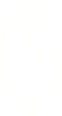 Bir insan tarafından çizilen Ağaç Tebeşiri