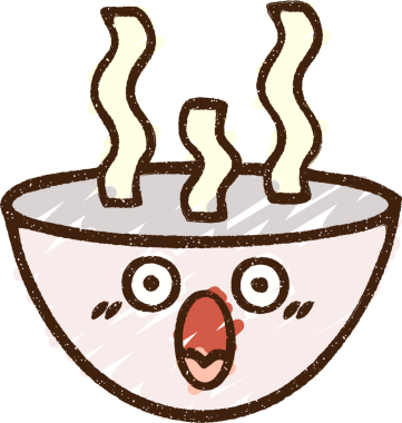 Bir insan tarafından çizilen Sıcak Çorba Tebeşiri