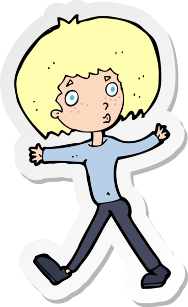 Bir çizgi filmin çıkartması bir insan tarafından çizilmiş adamı şaşırttı.