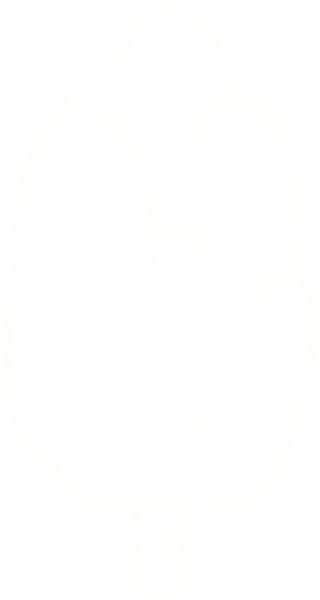 Bir insan tarafından çizilen Ağaç Tebeşiri