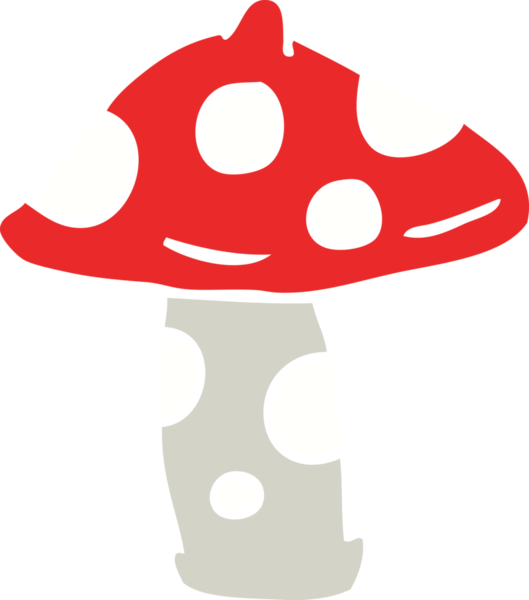 Bir insan tarafından çizilmiş karalama mantarı.