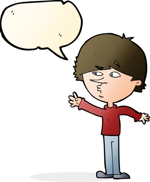 Bir insan tarafından çizilen konuşma baloncuğuyla ulaşan endişeli bir adam.