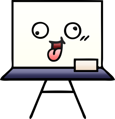 Bir insan tarafından çizilmiş beyaz bir karikatür.