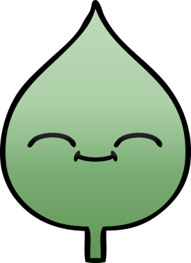 Bir insan tarafından çizilmiş dışavurumsal yaprağın gölgelenmiş çizimi