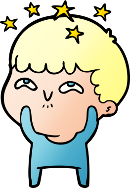 çizgi film bir insan tarafından çizilmiş hayret verici çocuk.