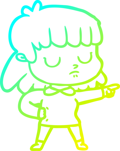 Bir insan tarafından çizilmiş, ilgisiz bir karikatür çizimi.