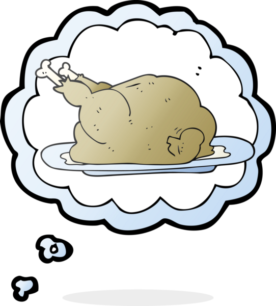 Serbest çizim düşünce balonu çizgi filmi bir insan tarafından çizilmiş tavuk.