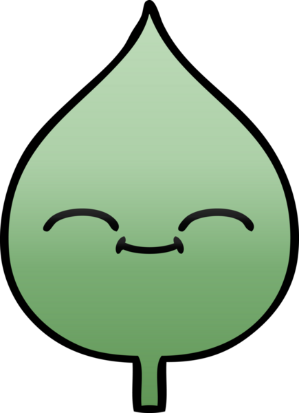 Bir insan tarafından çizilmiş dışavurumsal yaprağın gölgelenmiş çizimi