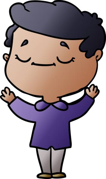 bir insan tarafından çizilmiş barışçıl bir adam.