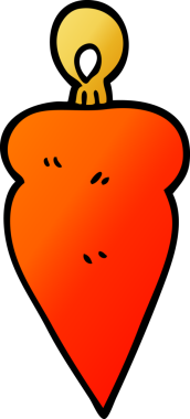 bir insan tarafından çizilmiş karalama ağacı süslemesi