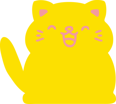 Bir insan tarafından çizilmiş şirin küçük bir kedi.