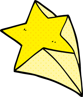 Bir insan tarafından çizilmiş karalama yıldızları.