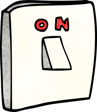 Bir insan tarafından çizilmiş çizgi film karalaması.