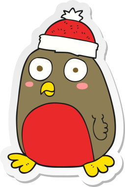 Bir insan tarafından çizilmiş bir karikatür etiketi.