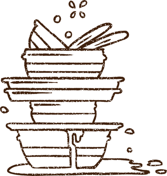 Bir insan tarafından çizilen Bulaşık Kömürü Çizimi