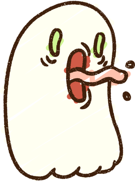 Bir insan tarafından çizilen Hayalet Tebeşir