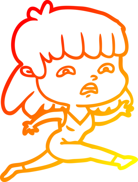 İnsan tarafından çizilmiş endişeli bir karikatür çizimi.