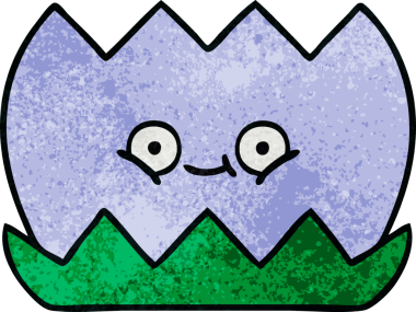 Bir insan tarafından çizilmiş nilüfer çiçeğinin retro grunge deseni.