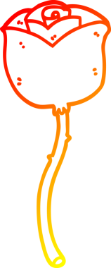 Bir insan tarafından çizilen çizgi filmin sıcak gradyan çizimi