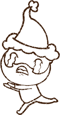 Ağlayan Adam Kömür Bir insan tarafından çizilmiş