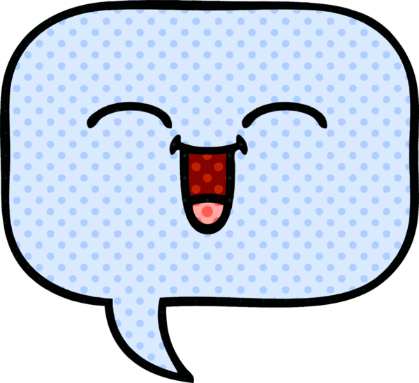 bir insan tarafından çizilmiş bir konuşma baloncuğunun çizgi roman tarzı