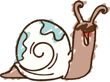 Yazılı Salyangoz Tebeşiri Bir insan tarafından çizilmiş