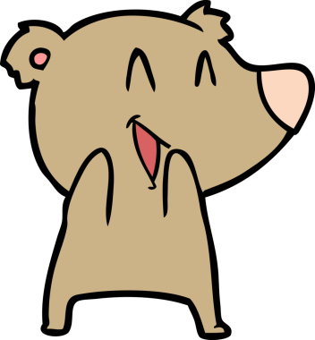 Bir insan tarafından çizilmiş bir çizgi film karakteri.