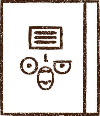 Kitap Kömürü Bir insan tarafından çizilmiş