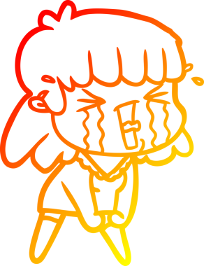 Bir insan tarafından çizilmiş bir karikatür kadın çizimi