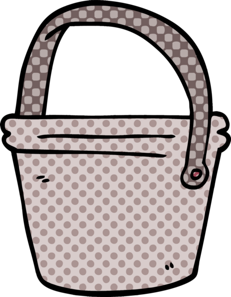 Bir insan tarafından çizilmiş karalama kovası.