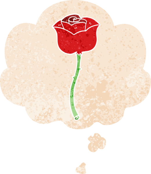 Düşünce baloncuğu ve grunge ile çizgi film bir insan tarafından çizilmiş sıkıntılı retro tarzı ile yükseldi