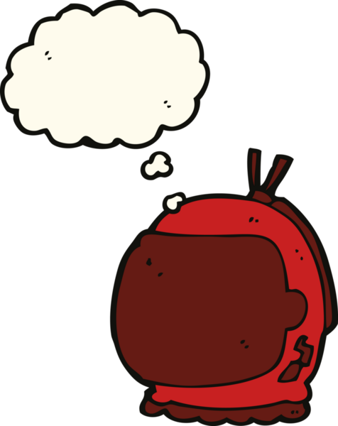 Bir insan tarafından çizilmiş düşünce baloncuklu astronot kaskı.