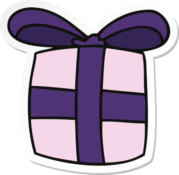 Bir insan tarafından çizilmiş garip bir el çizimi çıkartması.