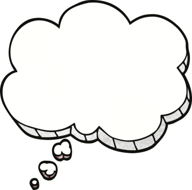 bir insan tarafından çizilmiş karalama ifade kabarcığı