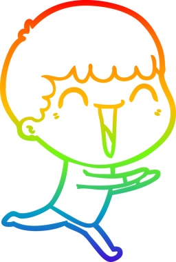 Bir insan tarafından çizilmiş mutlu bir adamın çizgi çizimi.