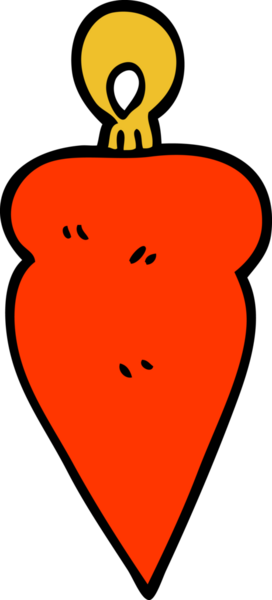 bir insan tarafından çizilmiş karalama ağacı süslemesi